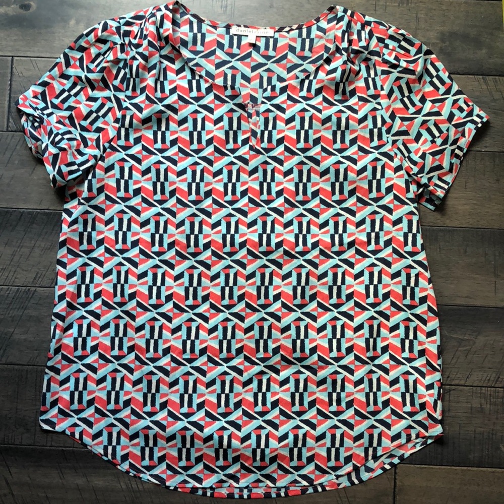 Daniel Rainn Patterned Blouse